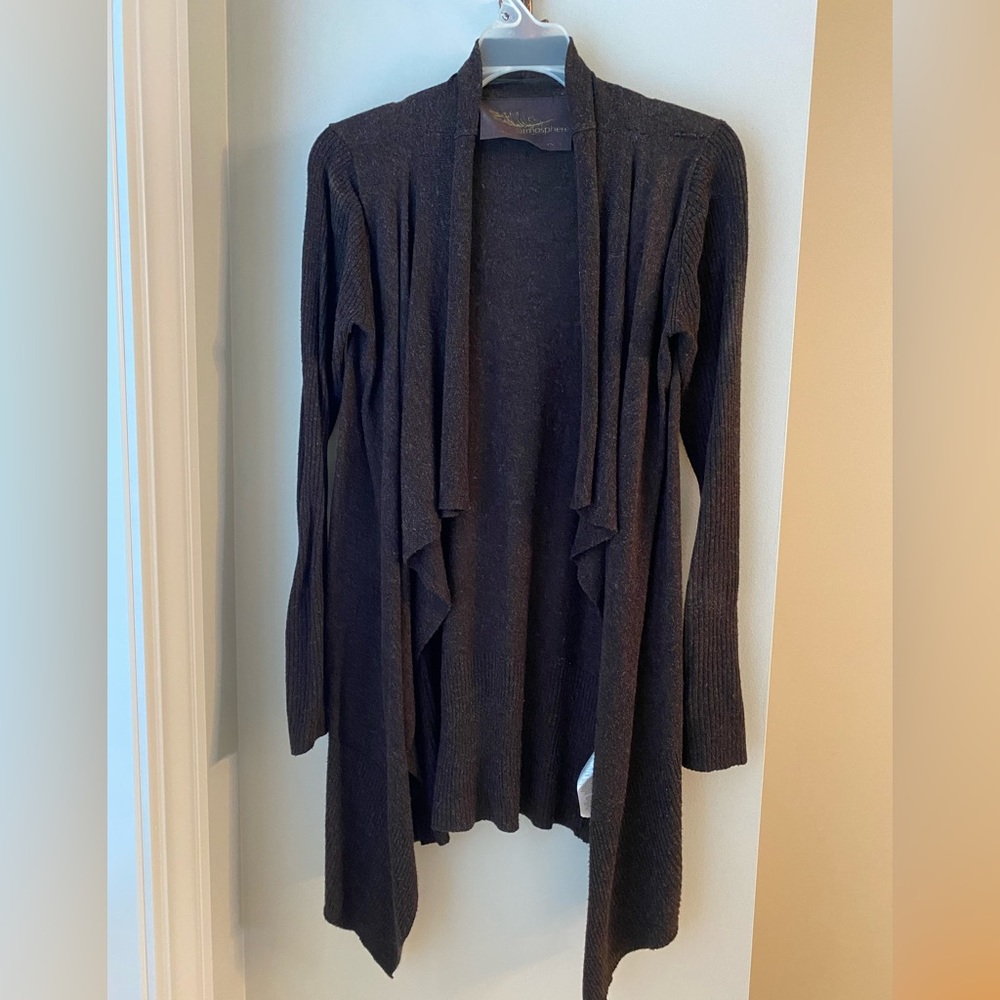 Brown cardigan